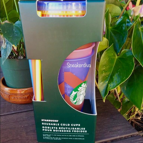 💖Starbucks🌈reusable cold cups - Picture 3 of 3